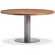 Brasea Lume and Tungsten Round Dining Room Set