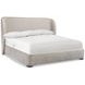 Geneve Beige and Robor Performance Fabric Upholstered Shelter Bedroom Set