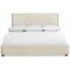 Brasea Beige and Lume Performance Fabric Upholstered Panel Bedroom Set