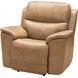 Kaden Elliott Taupe Leather Power Recliner with Power Lumbar and USB Charging