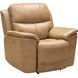 Kaden Elliott Taupe Leather Power Recliner with Power Lumbar and USB Charging