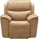 Kaden Elliott Taupe Leather Power Recliner with Power Lumbar and USB Charging