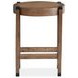 Kaysen Wallaby and Matte Black Round End Table