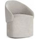 Tempo Beige Performance Fabric Barrel Arm Chair
