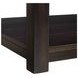 Caleb Espresso Rectangular Marble Top Coffee Table