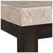 Caleb Espresso Rectangular Marble Top Coffee Table