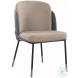 Karla Gloss Gray And Gold Extendable Dining Room Set  with Katherine Gray Side Chair Set of 2