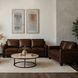 Kathleen Brown Leather Living Room Set