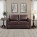 Kathleen Brown Leather 60" Loveseat