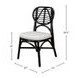 Kaya Black Upholstered Dining Chair Set of 2