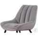 Astrid Gray Velvet Accent Chair