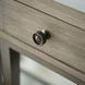 Santa Barbara Sandstone And Vintage Nickel Metal Console Table