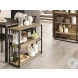 Noa Oak And Black Painted Metal 31" Console Table
