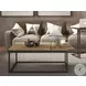 Noa Oak And Black Painted Metal Cocktail Table