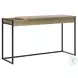 Noa Oak And Black Painted Metal Office Desk