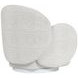 Rothko Uph Porcelain Upholstered Swivel Accent Chair