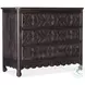 Mercantile Dark Brown Flora 3 Drawer Chest