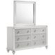 Stardust White Rectangular Dresser Mirror