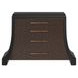 Eave Black and Brown 4 Drawer Accent Chest
