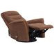 Gemini Snazzy Terracotta Manual Swivel Glider Recliner