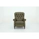 Kendall Oasis Olive Leather Push Thru The Arms Recliner with Nailhead Trim