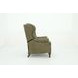 Kendall Oasis Olive Leather Push Thru The Arms Recliner with Nailhead Trim