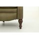 Kendall Oasis Olive Leather Push Thru The Arms Recliner with Nailhead Trim