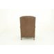 Kendall Oasis Walnut Leather Push Thru The Arms Recliner with Nailhead Trim