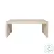 Kenneth Cerused Oak Waterfall Edge Coffee Table