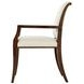Keno Bros Cream Upholstered Arm Chair