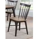 Kensington Black and Natural Rectangular Leg Dining Room Set