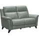 Kester Lorenzo Mint Leather Power Reclining Living Room Set with Power Headrest and USB Charging