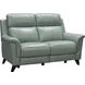 Kester Lorenzo Mint Leather Power Reclining Living Room Set with Power Headrest and USB Charging