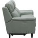 Kester Lorenzo Mint Leather Power Reclining Living Room Set with Power Headrest and USB Charging