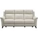 Kester Laurel Cream Leather Power Reclining Living Room Set with Power Headrest and USB Charging