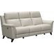 Kester Laurel Cream Leather Power Reclining Living Room Set with Power Headrest and USB Charging