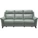 Kester Lorenzo Mint Leather 86" Power Reclining Sofa with Power Headrest and USB Charging