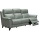 Kester Lorenzo Mint Leather 86" Power Reclining Sofa with Power Headrest and USB Charging