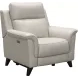Kester Laurel Cream Leather Power Reclining Living Room Set with Power Headrest and USB Charging