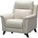 Kester Laurel Cream Leather Power Recliner with Power Headrest and USB Charging