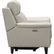 Kester Laurel Cream Leather Power Recliner with Power Headrest and USB Charging