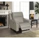 Kester Laurel Cream Leather Power Recliner with Power Headrest and USB Charging