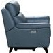 Kester Masen Bluegray Leather Power Reclining Living Room Set with Power Headrest and USB Charging
