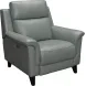 Kester Lorenzo Mint Leather Power Recliner with Power Headrest and USB Charging
