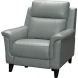Kester Lorenzo Mint Leather Power Recliner with Power Headrest and USB Charging