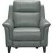 Kester Lorenzo Mint Leather Power Recliner with Power Headrest and USB Charging