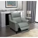 Kester Lorenzo Mint Leather Power Recliner with Power Headrest and USB Charging