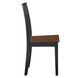 Joplin Walnut and Ebony Farmhouse Side Chair