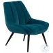 Astrid Green Velvet Accent Chair
