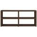 Verge Handcrafted Walnut Rectangular Console Table